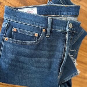 GAP Women's Slim Ankle Length Blue Jeans